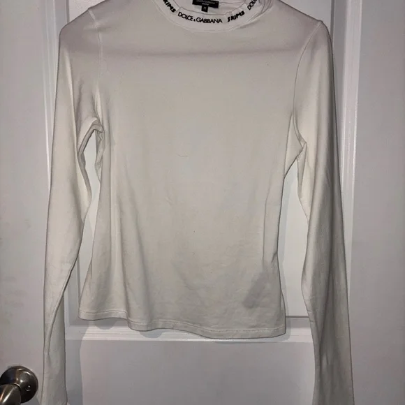 SKIMS DOLCE & GABBANA White Long Sleeve - Picture 2 of 4